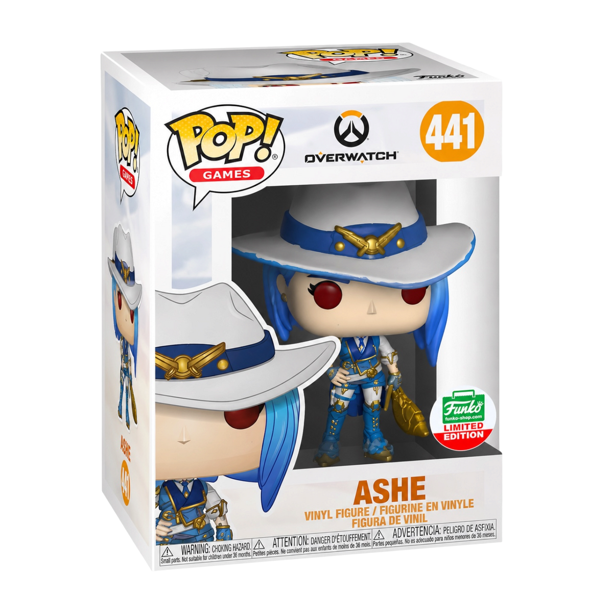 Funko POP! Video Games Overwatch Ashe Exclusive Figure #441!