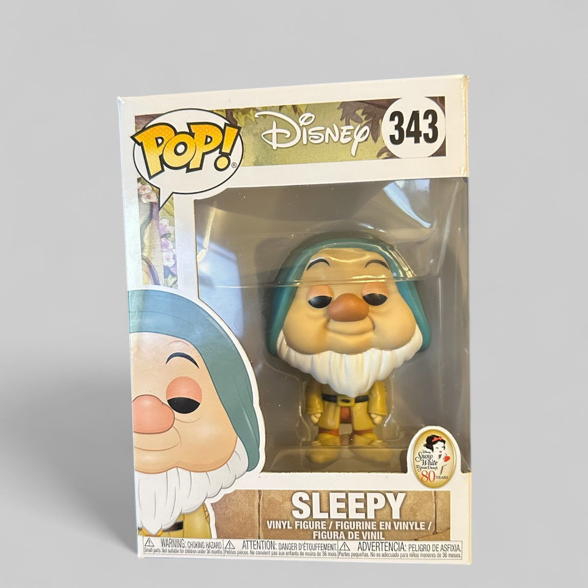 Funko Pop! Disney Snow White & The Seven Dwarfs - Sleepy Figure #343!