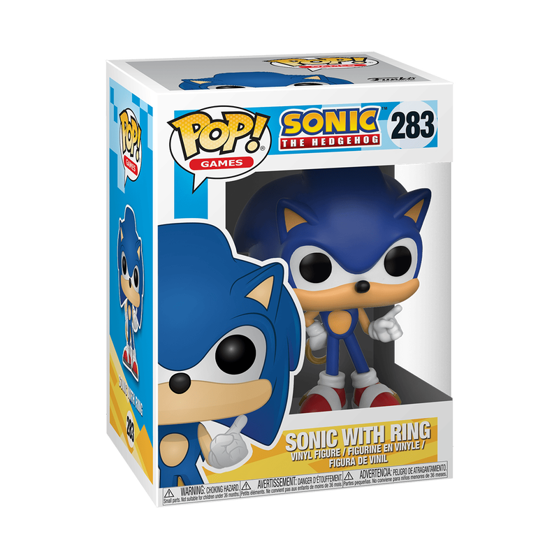 Funko Pop! Games Classic Sonic With Ring Figure #283