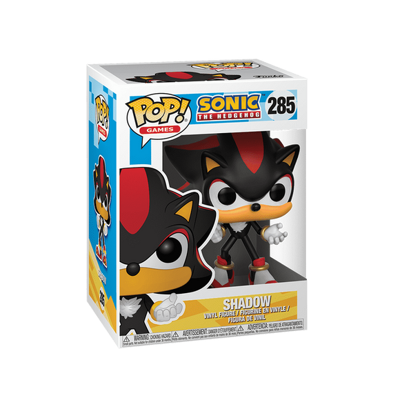 Funko Pop! vinyl figure packaging of Shadow the Hedgehog from Sonic the Hedgehog series.