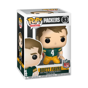 Funko POP! NFL Football Brett Favre Green Bay Packers Figure #83!