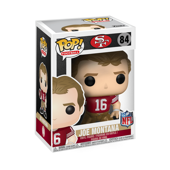 Funko POP! NFL Football Legends Joe Montana San Francisco 49ers Quarterback Figure #84!