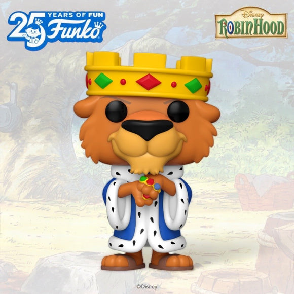 Funko Pop! Disney Robin Hood - Prince John Figure #1439!