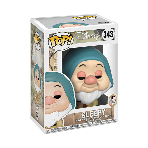 Funko Pop! Disney Snow White & The Seven Dwarfs - Sleepy Figure #343!