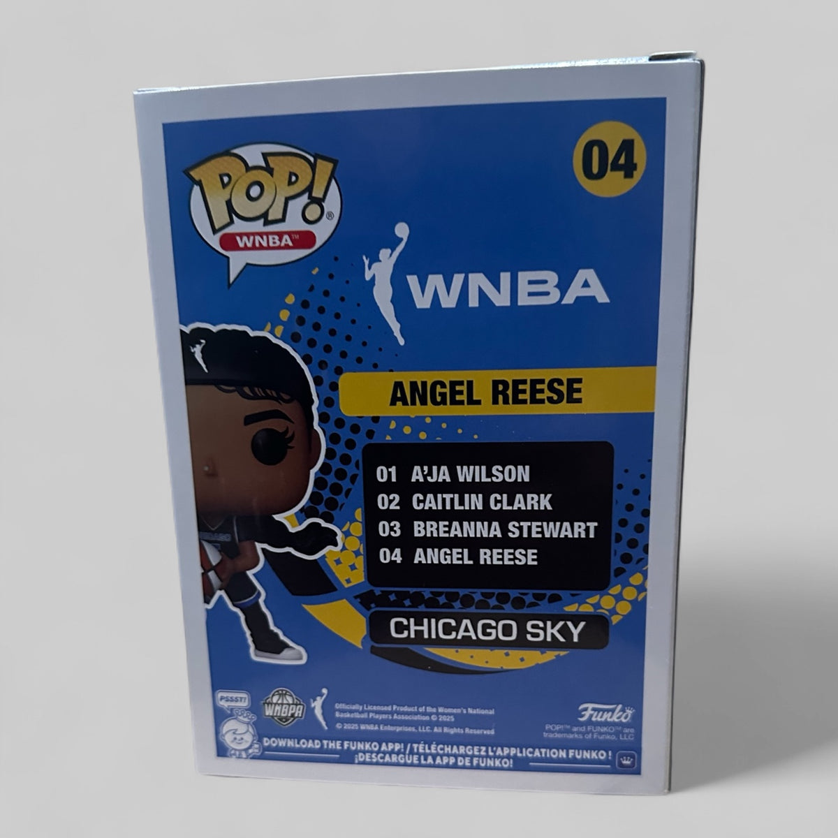 Funko POP! WNBA Angel Reese Chicago Sky Figure #04!
