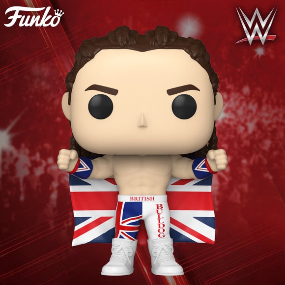 Funko Pop! WWE The British Bulldog Figure #126!