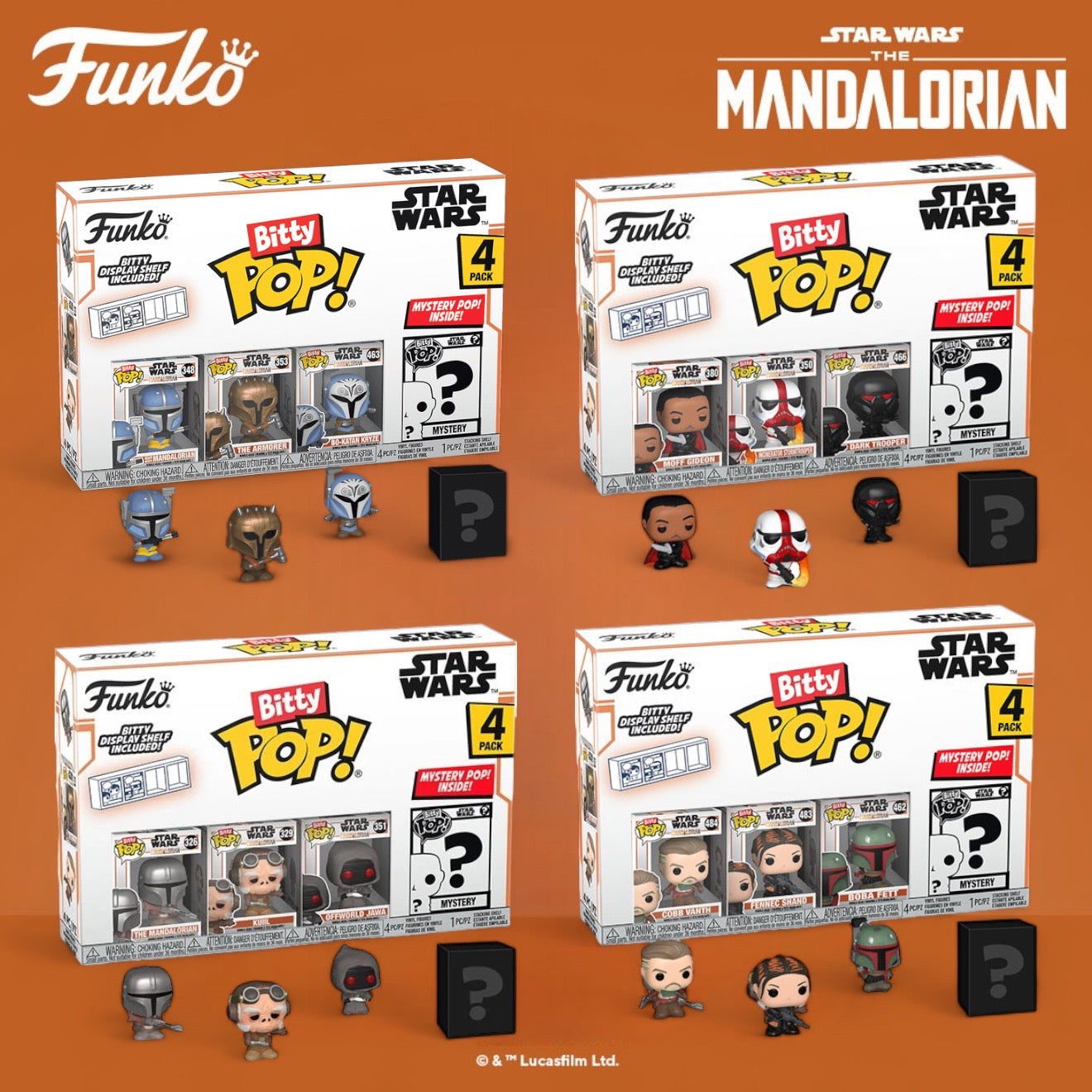 Funko Bitty Pop! Star Wars - The Mandalorian with Mystery Pop! – Lonestar Finds