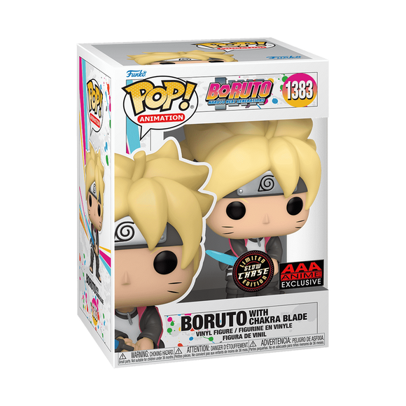 Funko POP! Anime Boruto with Chakra Blade Glow Chase Exclusive Figure #1383!