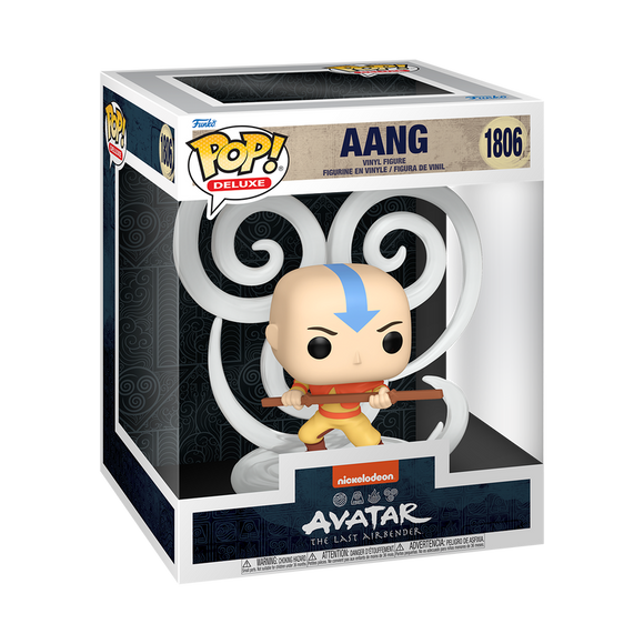 Funko POP! Deluxe Nickelodeon Avatar The Last Airbender Aang Figure #1806!