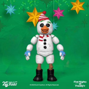 Five Nights At Freddy’s FNAF Holiday Snow Chica 5” Action Figure