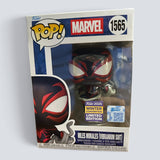 Funko POP! Marvel Spider-Man Miles Morales Vibranium Suit Exclusive Figure #1565!