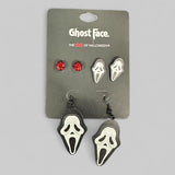Scream Ghostface Horror Icon 3 Pack Earring Set