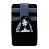 Corpse Bride Emily Pose Horror Vegan Leather Wallet ID Card Holder