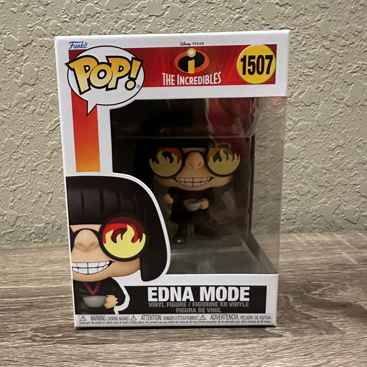 Funko Pop! Disney Pixar The Incredibles Edna Mode Figure #1507!