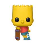 Funko POP! The Simpsons Bart Simpson with Skateboard Figure #1652