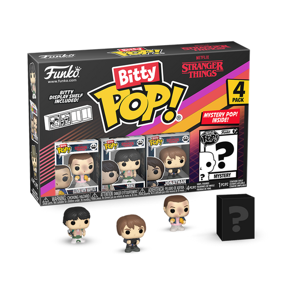 Funko Bitty Pop! Stranger Things Eleven, Mike & Jonathan with Mystery Pop!