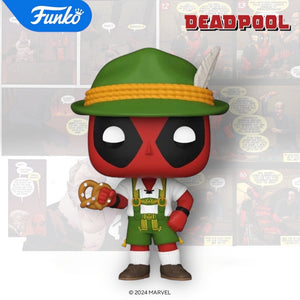 Funko POP! Marvel Deadpool Parody - Lederhosen Deadpool #1341!