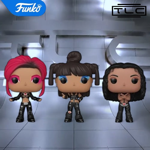 Funko Pop! Rocks TLC No Scrubs T-Boz Left Eye & Chilli 3 Pack!