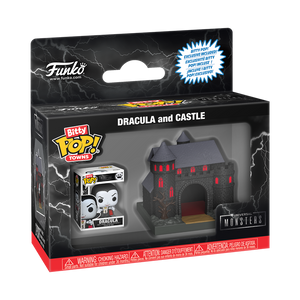 Funko Bitty POP! Towns Horror Universal Monsters Dracula and Castle