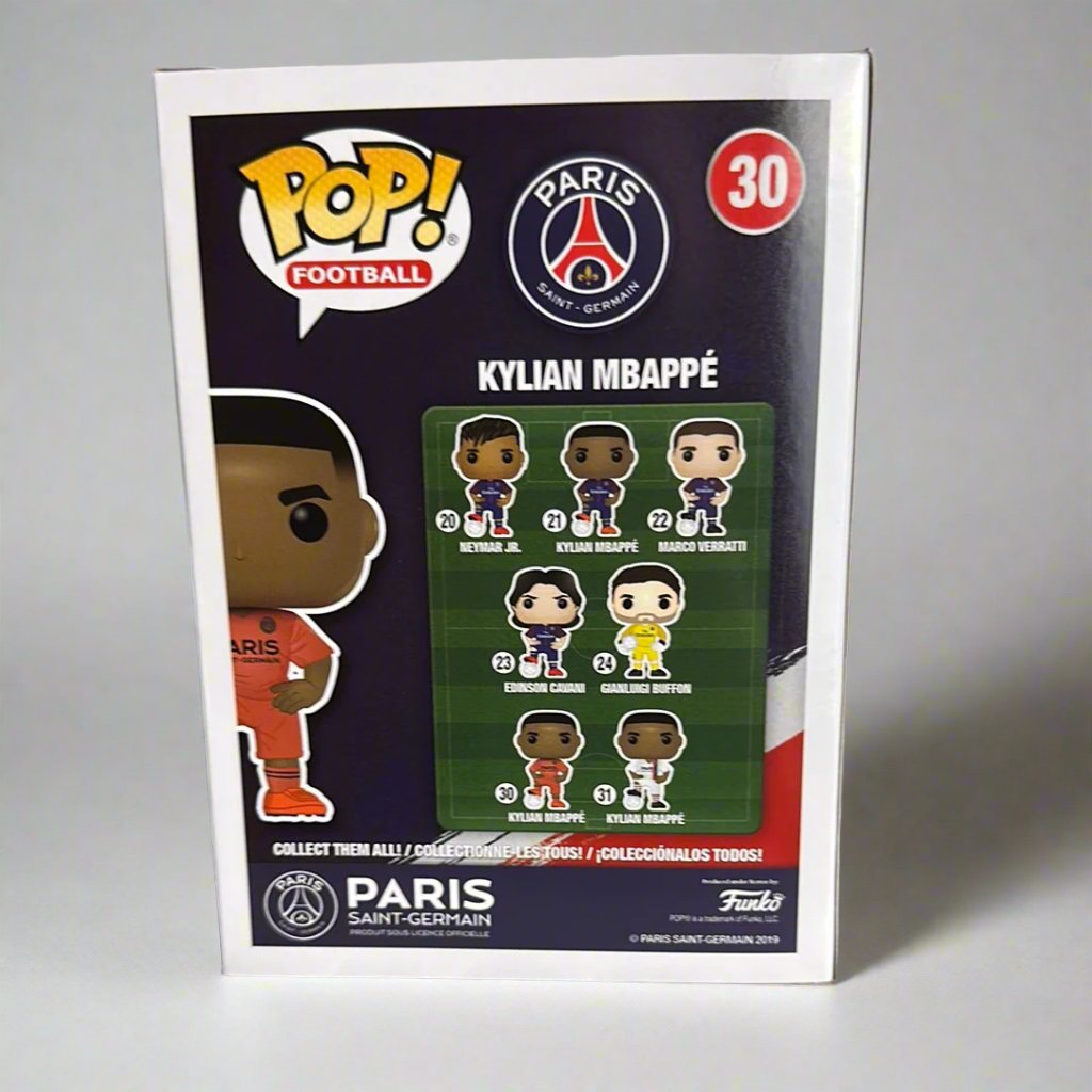 Funko POP! Soccer Kylian Mbappe PSG Paris Saint Germain Away Kit #30!