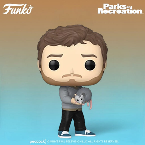 Funko POP! Parks and Recreation Andy Radical with Possum #1567