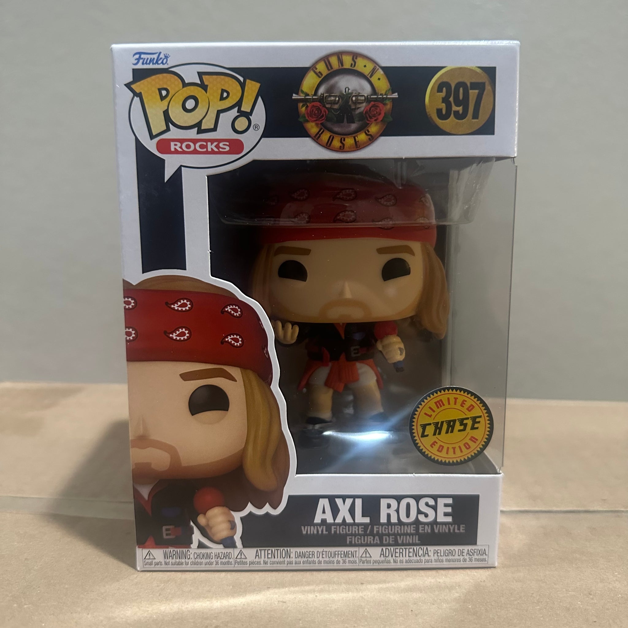 Funko Pop Rocks: Guns N Roses - 1992 Axl Rose Music Chase Figure #397! Lonestar Finds Funko Pop Rocks: Guns N Roses - 1992 Axl Rose Music Chase Figure #397! Lonestar Finds