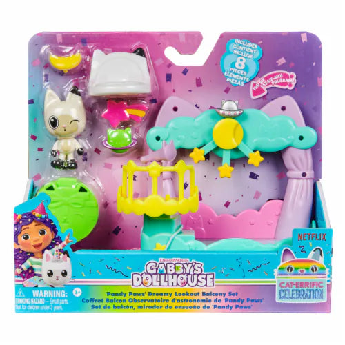 Spin Master Gabby’s Dollhouse Pandy Paws Dreamy Balcony Playset