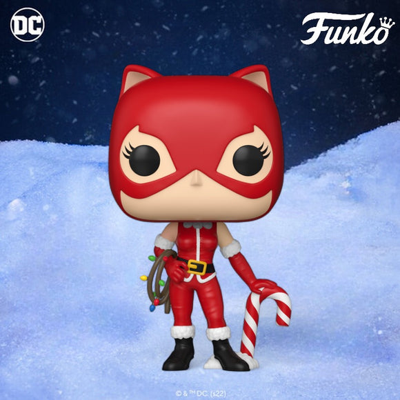 Funko POP! DC Heroes Holiday Catwoman Figure #525!