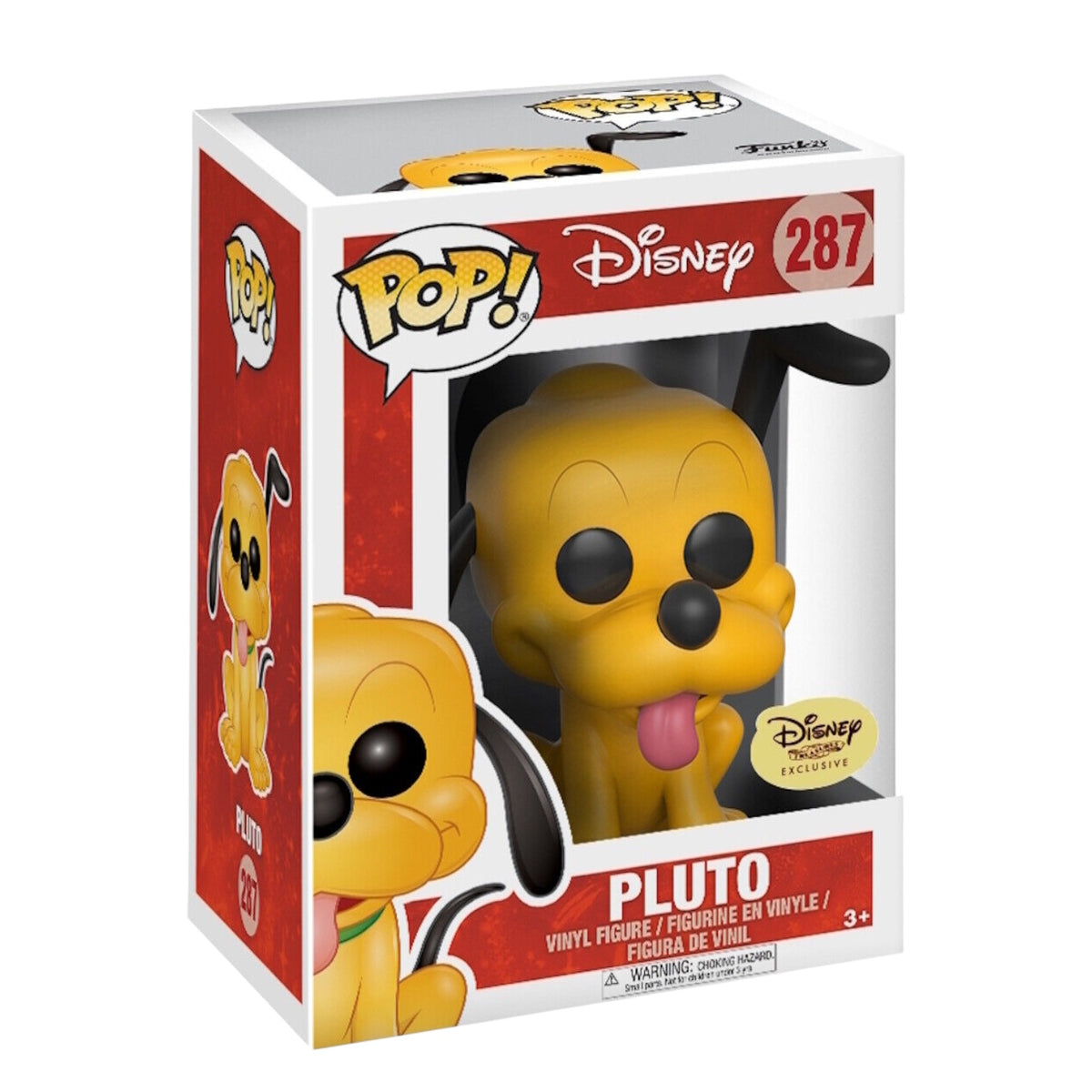 Funko Pop! Disney Pluto w Ear Up Exclusive Figure #287!