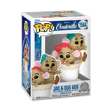 Funko Pop! Disney Cinderella 75th Anniversary Jaq & Gus Gus Figure #1544!