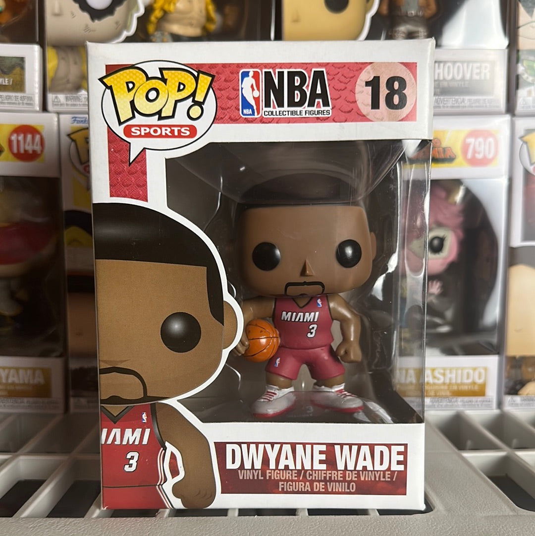 Funko POP! NBA Basketball - Dwayne Wade Miami Heat Vaulted Figure