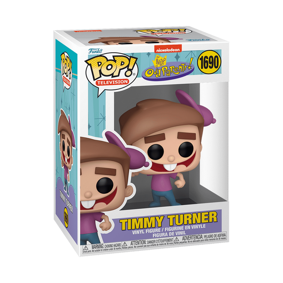 Funko POP! Nickelodeon Fairly Odd Parents Timmy Turner Figure #1690!