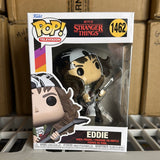 Funko POP! Netflix Stranger Things Hunter Eddie with Guitar #1462!