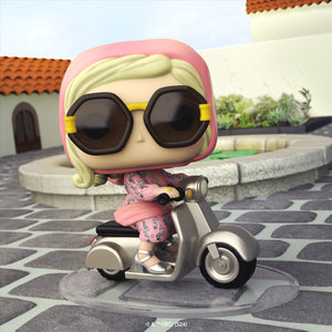 Funko POP! Rides The White Lotus Tanya McQuoid on Scooter Figure #125!