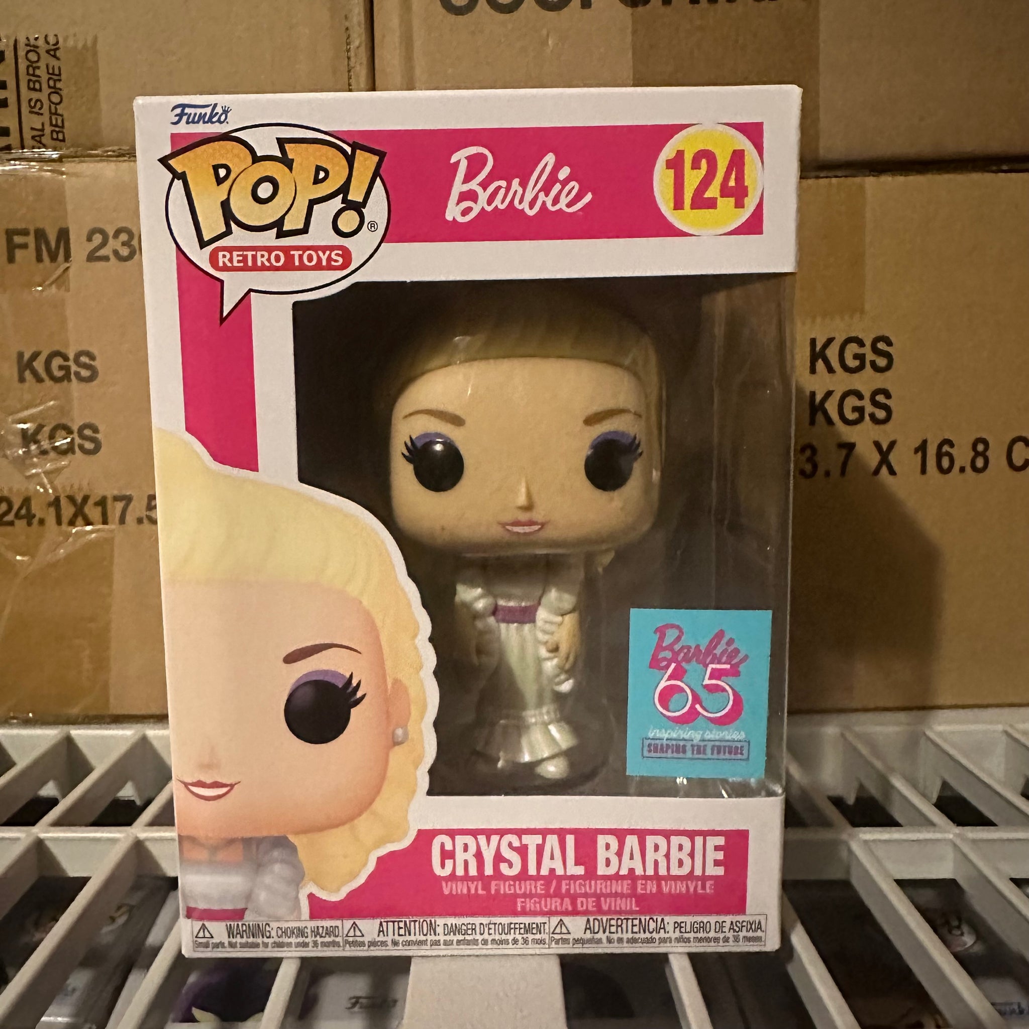 Funko POP! Retro Toys 65th Crystal Barbie Figure #124! – Lonestar Finds