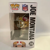 Funko POP! NFL Legends Joe Montana San Francisco 49ers Figure #216!