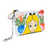 Disney Alice in Wonderland ID Card Holder Wallet Keychain
