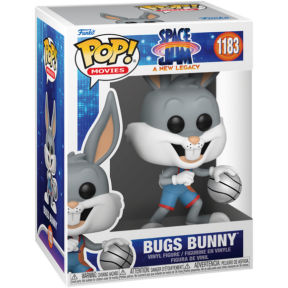 Funko POP! Looney Tunes Space Jam A New Legacy Bugs Bunny Figure #1183!