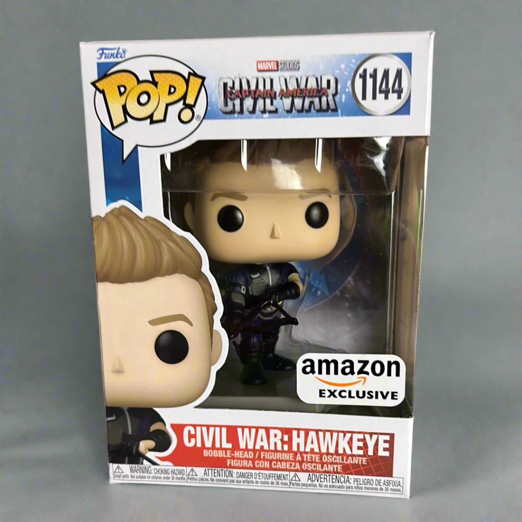 Funko Pop! Marvel Civil War Build a Scene Hawkeye Exclusive Figure