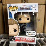 Funko Pop! Marvel Civil War Build a Scene Hawkeye Exclusive Figure #1144!