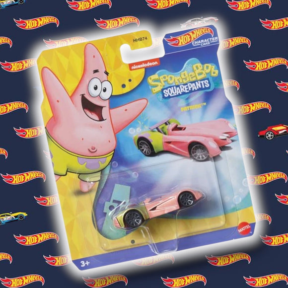 Nickelodeon Spongebob Squarepants Patrick Hot Wheels Character Cars