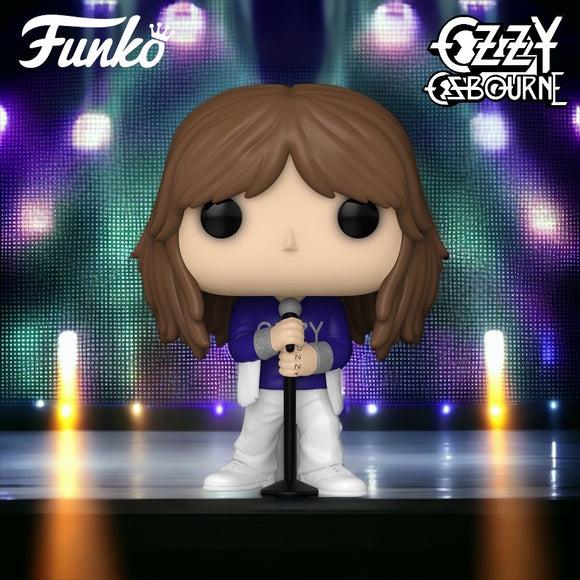 Funko POP! Rocks Ozzy Osbourne Purple Glitter Outfit #356!