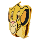 Loungefly The Lion King Exclusive 30th Anniversary Simba Plush Flap Wallet