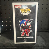 Funko POP! Marvel Absolute Carnage - Carnage Captain America Figure #1436!