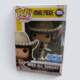 Funko POP! Anime One Piece Miss All Sunday Exclusive Figure #1884!