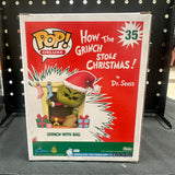 Funko Pop! Dr Seuss How the Grinch Stole Christmas - Grinch with Bag Deluxe Figure!