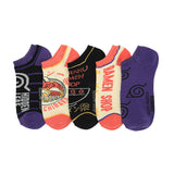 Naruto Ichiraku Ramen Shop 5 Pair Ankle Socks