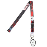 Friday the 13th Jason Lanyard With Charm Card Holder and Sticker