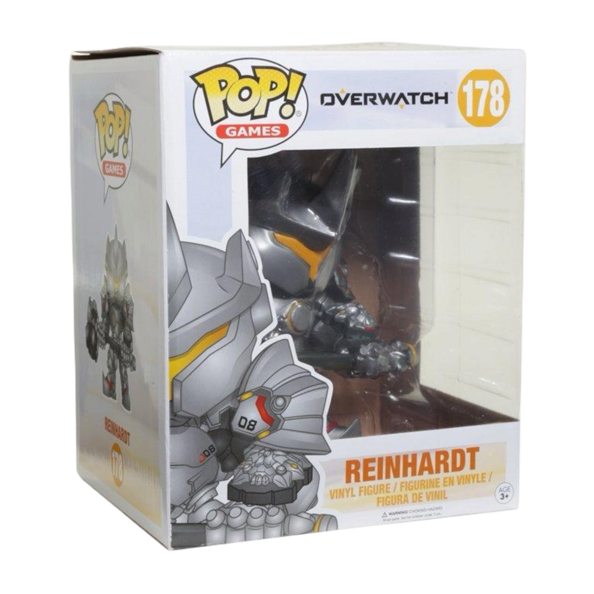 Funko POP! Video Games Overwatch Reinhardt 6” Super Sized Exclusive Figure #178!