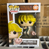 Funko POP! Anime Seven Deadly Sins - Meliodas with Hawk Figure #1497!